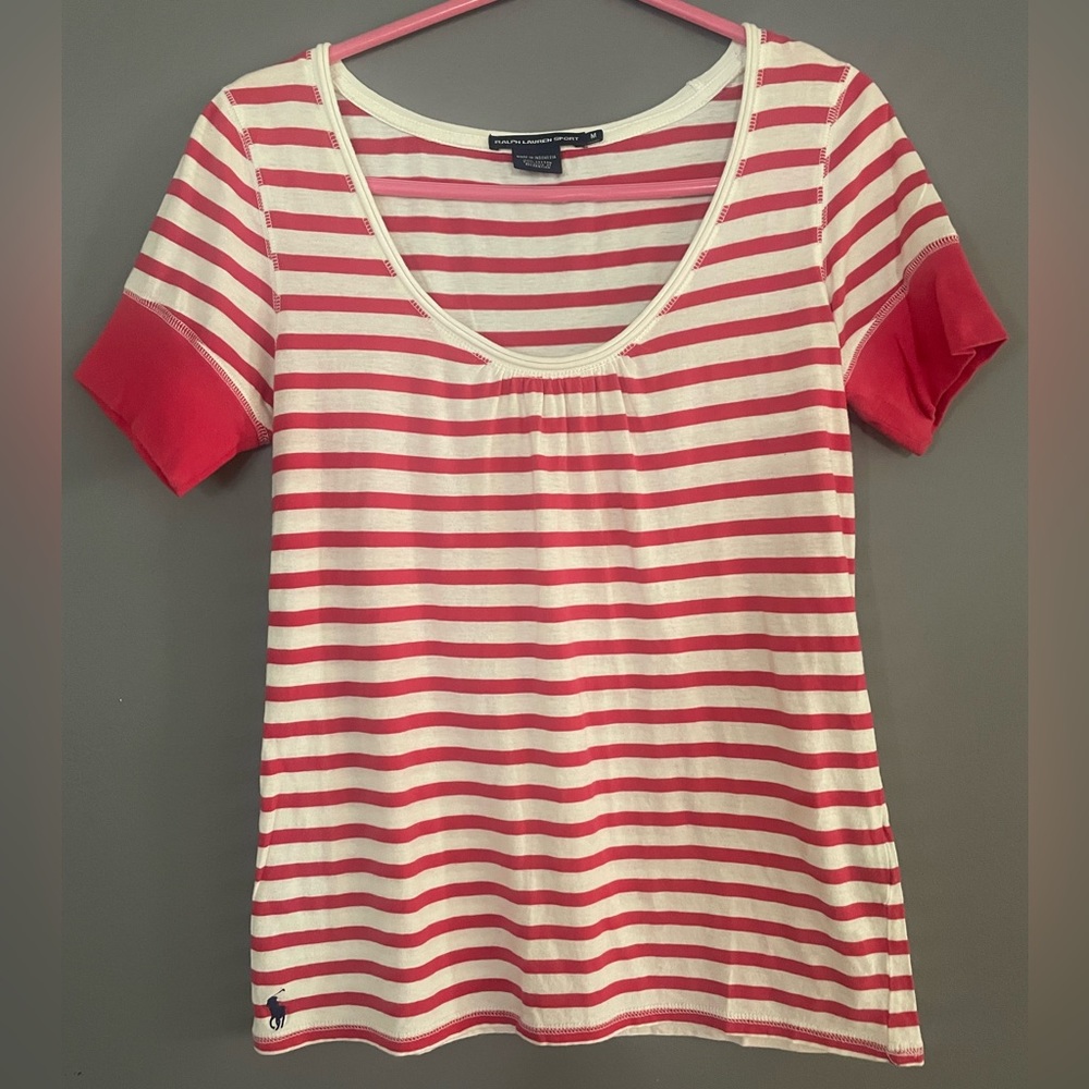 Women’s Polo Ralph Lauren Scoop Neck Striped Shirt